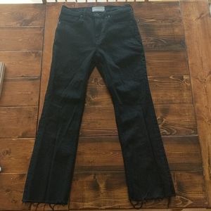 Cropped Straight Leg Jeans